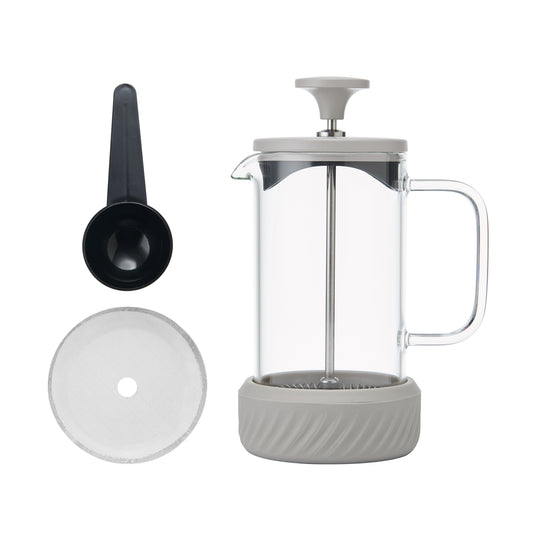 La cafetiere Zero Three Cup Glass cafetiere Latte
