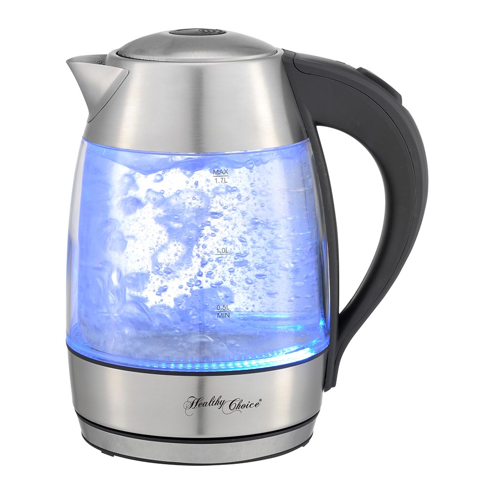 Healthy Choice 1.7 Litre Glass Kettle