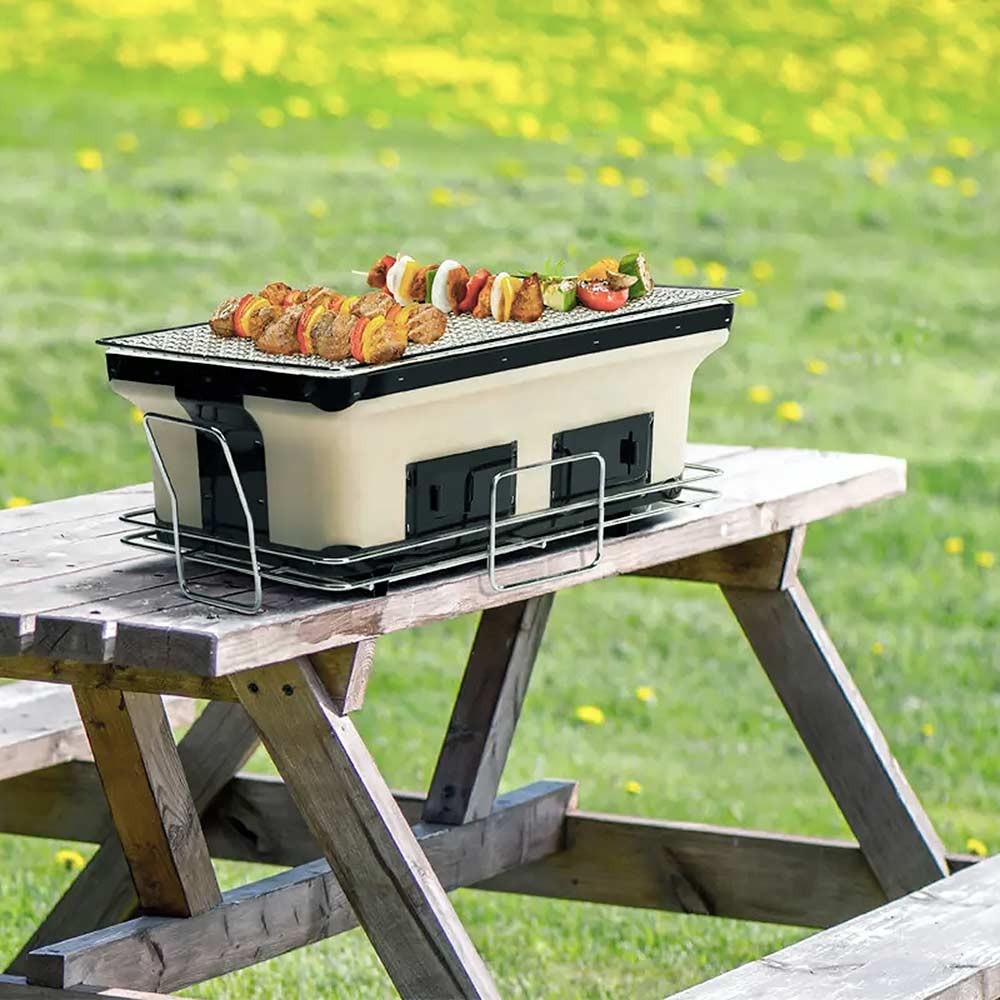 Healthy Choice Portable Hibachi Tabletop Grill