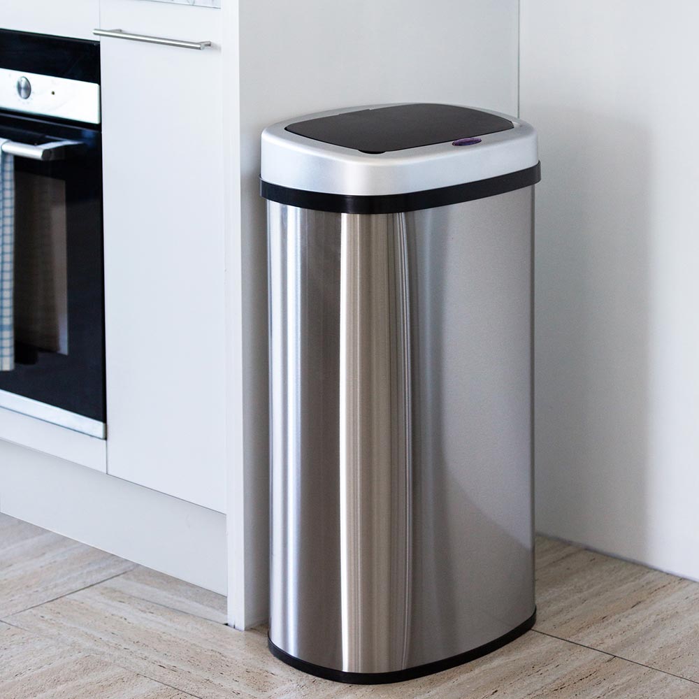 Hacienda Stainless Steel Motion Sensor Rubbish Bin