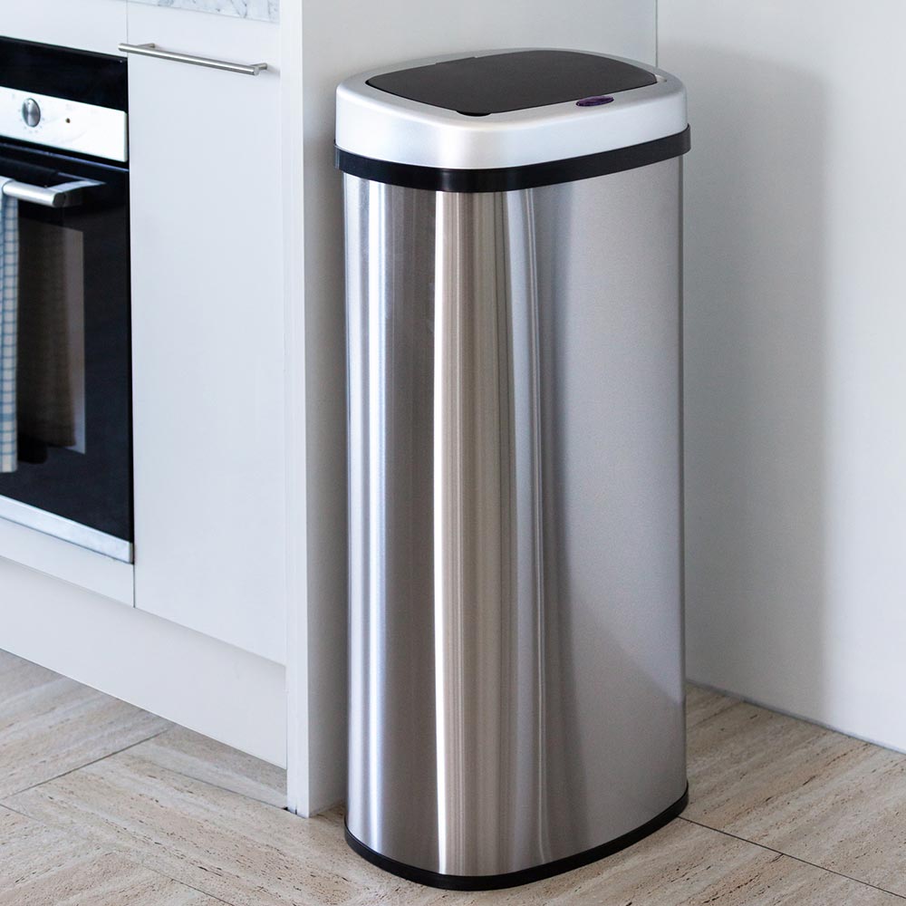 Hacienda Stainless Steel Motion Sensor Rubbish Bin