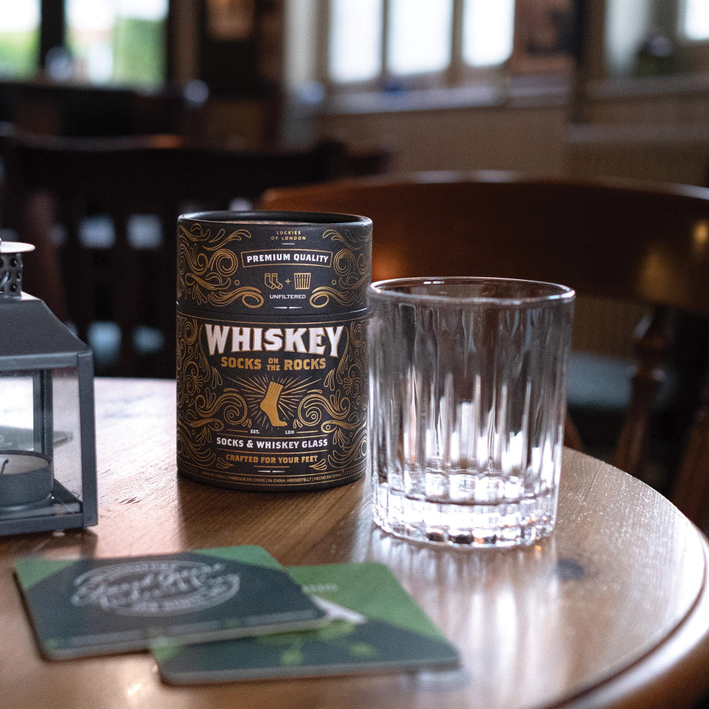 Luckies Whisky Socks on the Rocks Set
