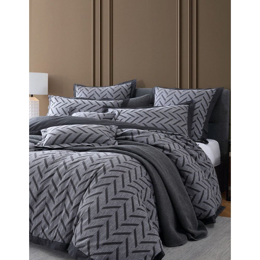 Private Collection Westport Charcoal Quilt Cover Set