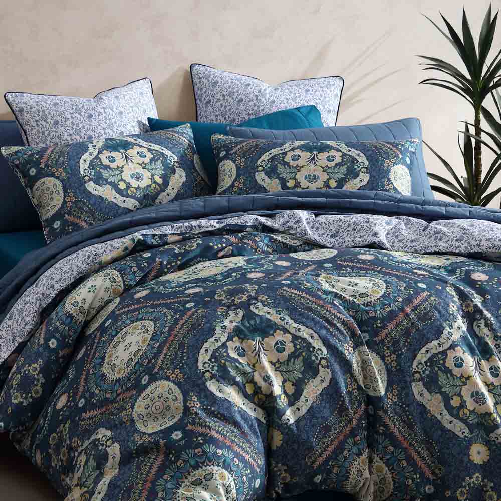 Logan & Mason Kashmir Quilt Cover Set