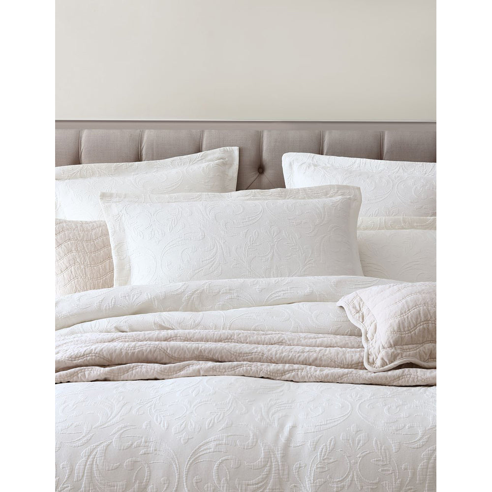 Private Collection Marbella Ivory Quilt Cover Set