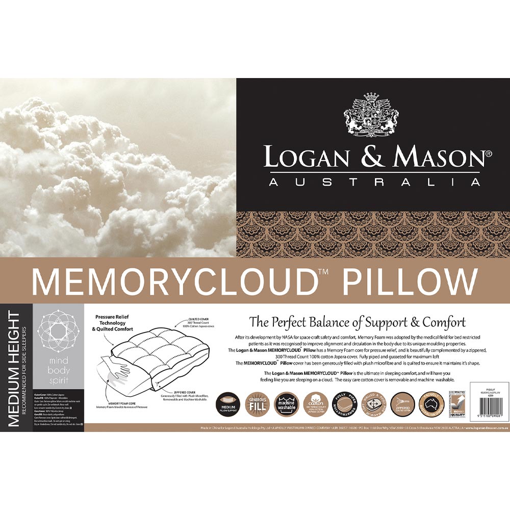 Logan & Mason Memorycloud Pillow