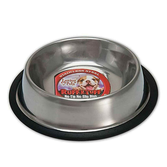 Loving Pets No Tip Stainless Steel Dog Bowl