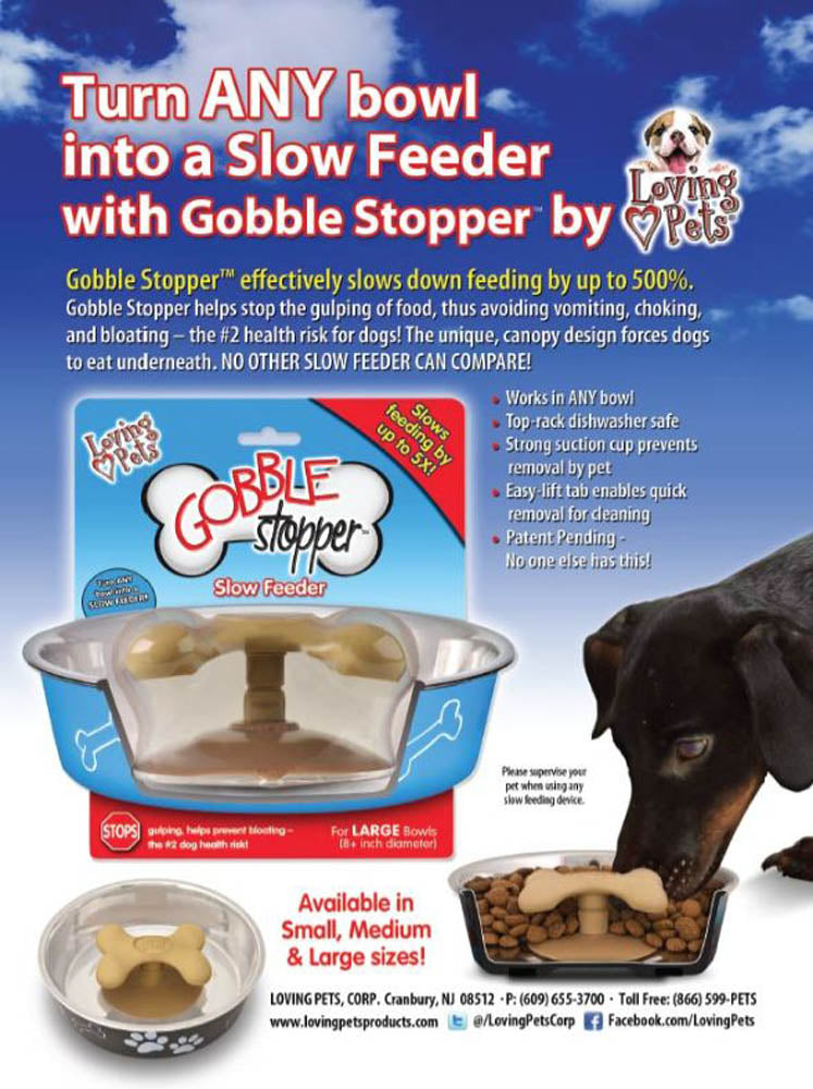 Loving Pets Gobble Stopper Slow Feeder For Bowls