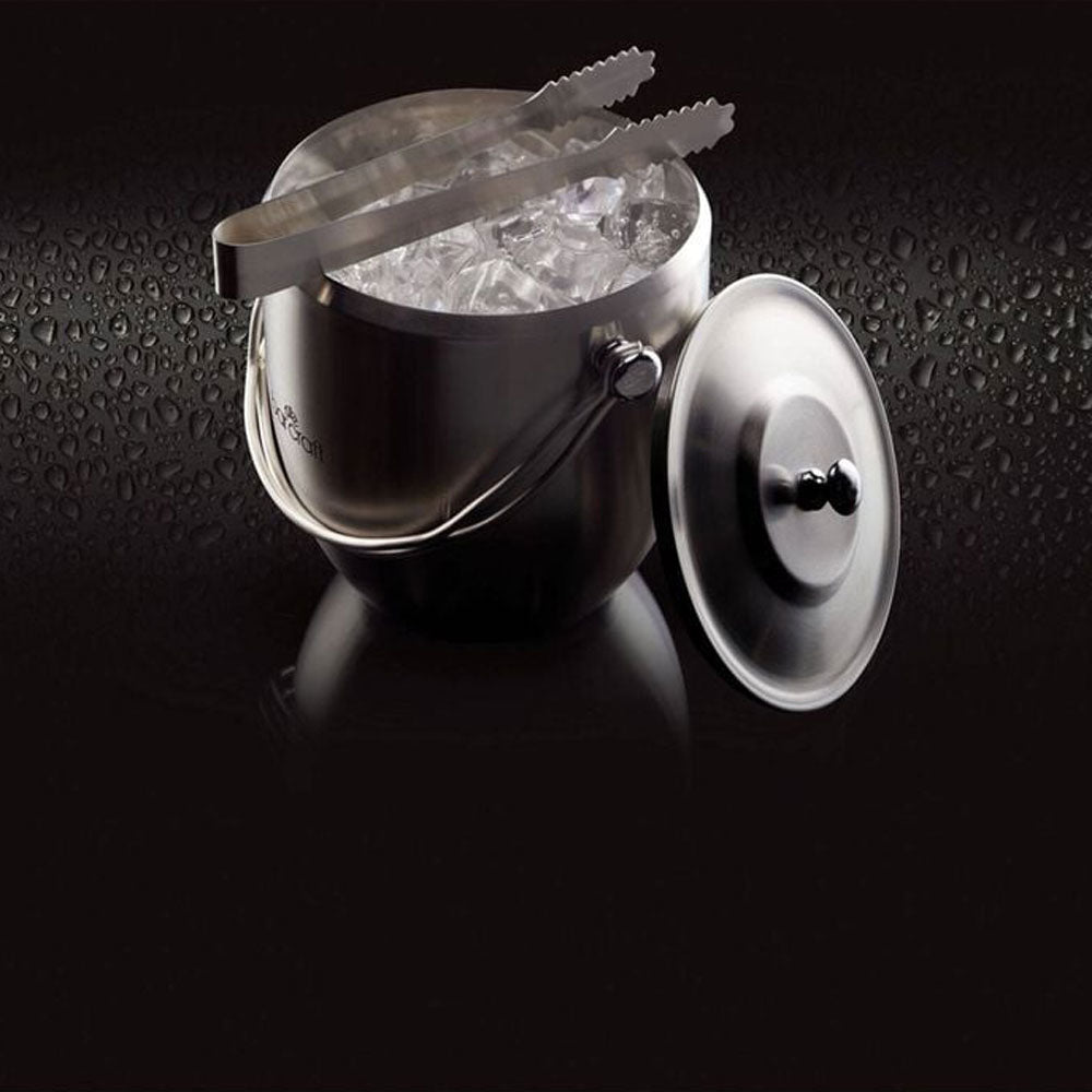 Barcraft Stainless Steel Ice Bucket Set