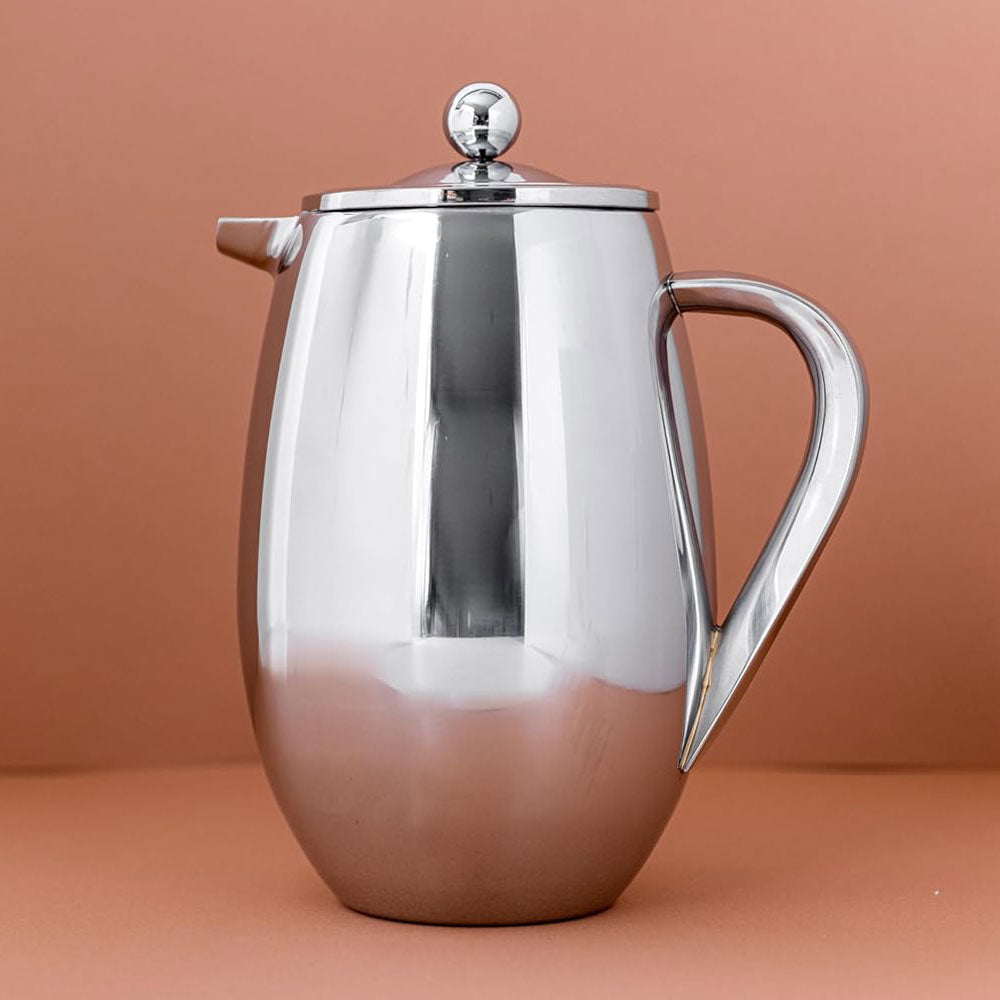 La Cafetiere Stainless Steel Double Walled 8 Cup Insulated Cafetiere