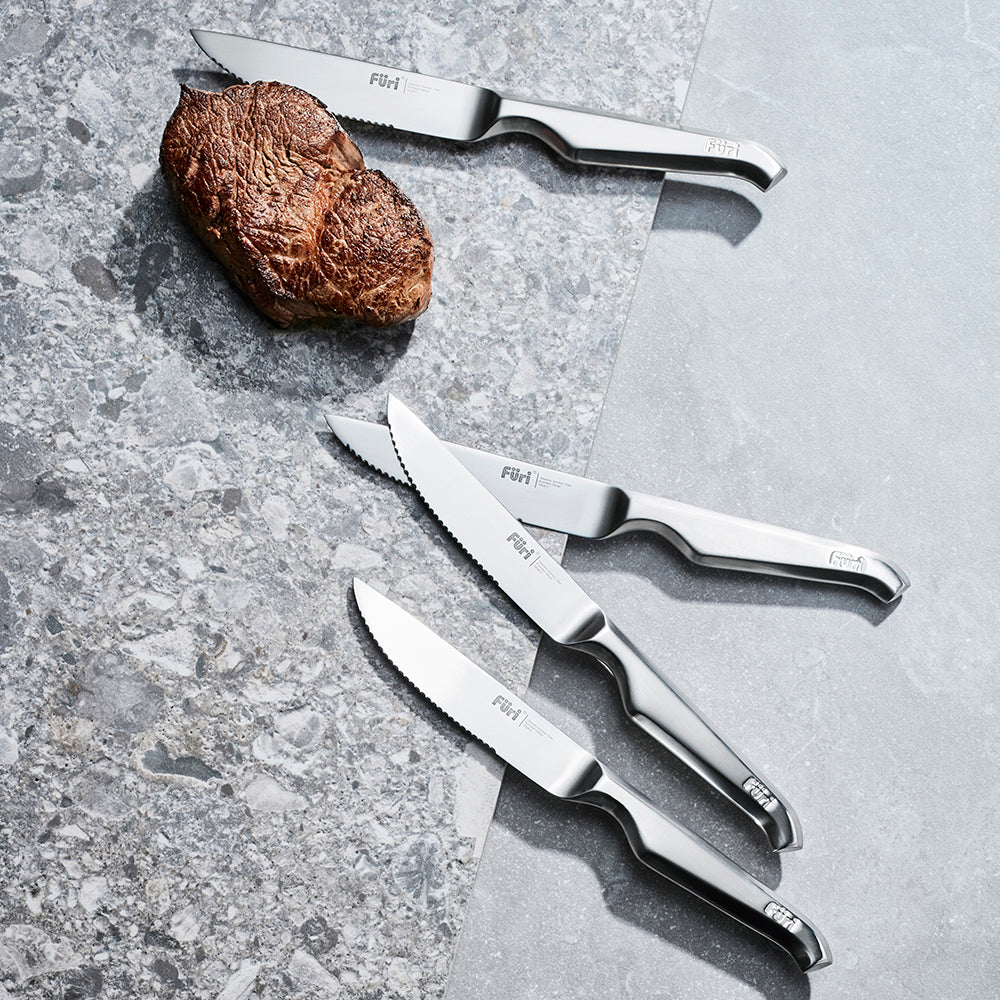 Furi 4 Piece Serrated Steak Knives Set