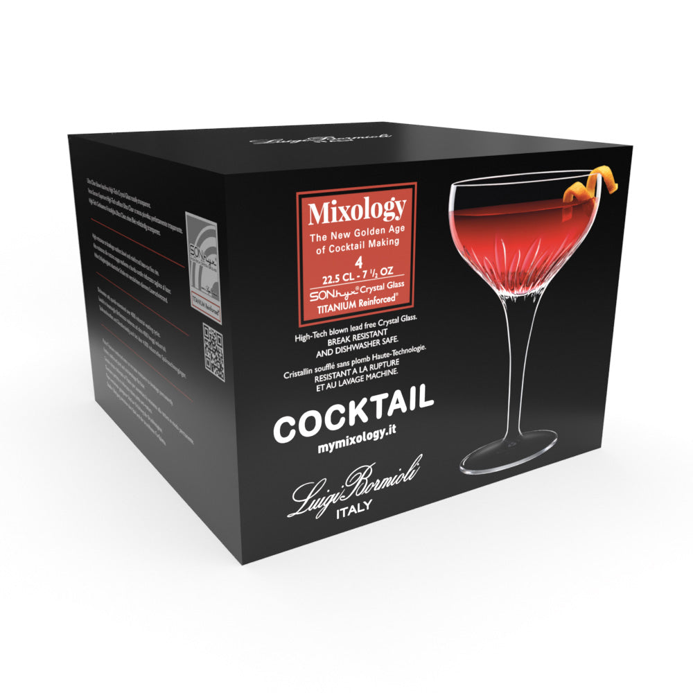 Luigi Bormioli Mixology Set of 4 Cocktail Glasses 225ml