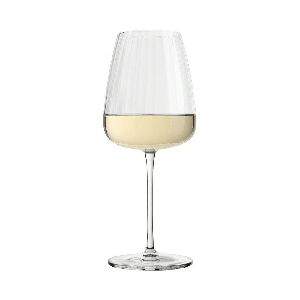 Luigi Bormioli Optica Set of 4 Chardonnay Glasses 550ml