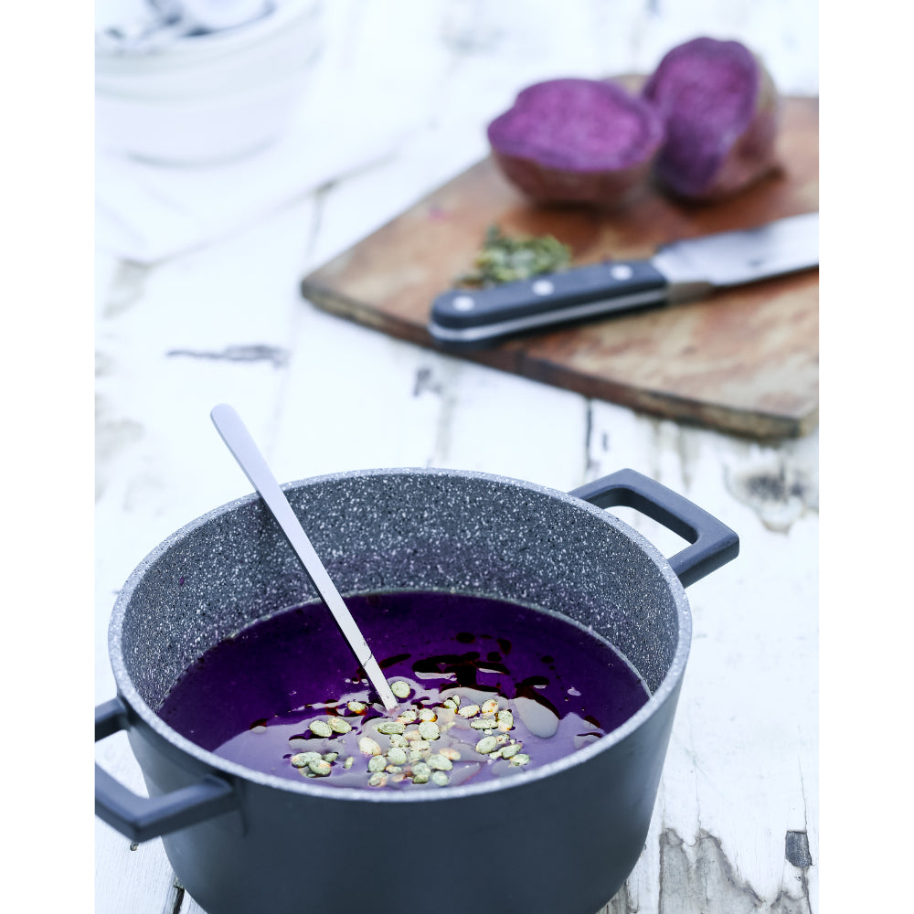 Mastercraft Casserole Dish Cast Aluminium 20cm Black
