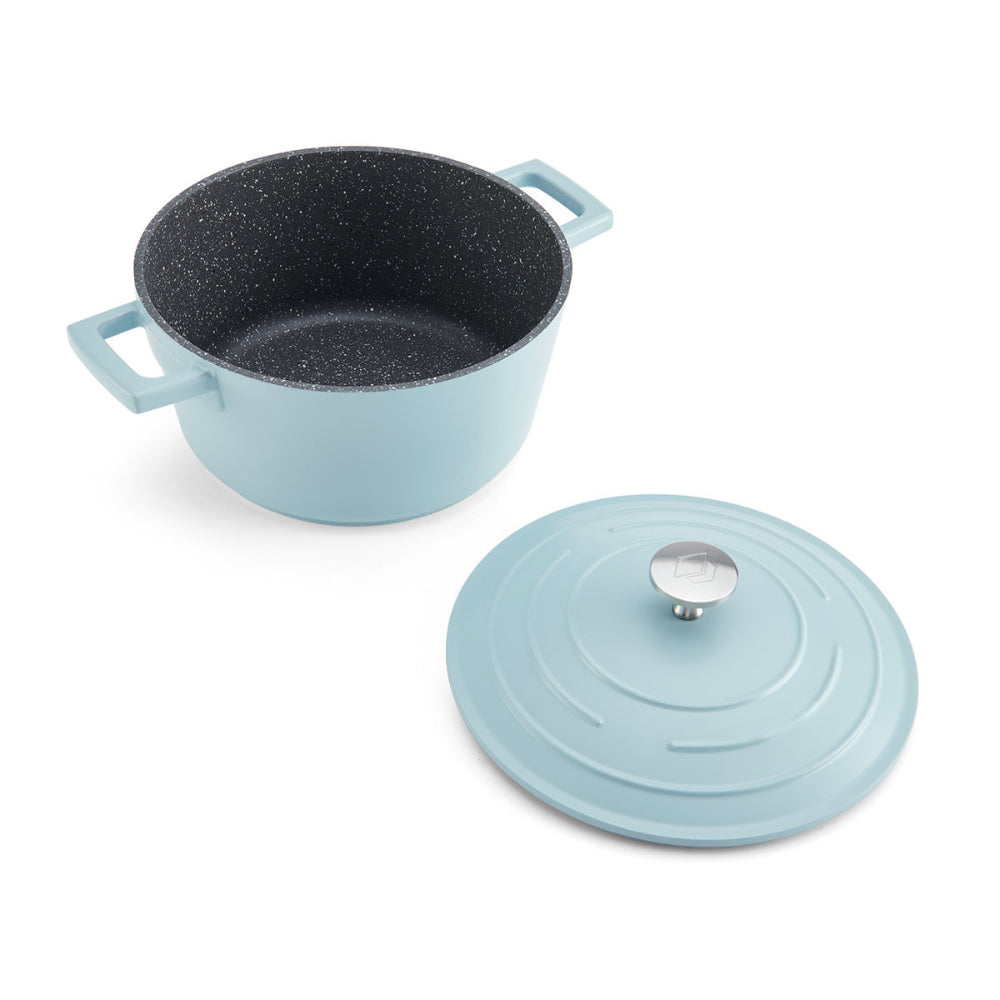 Mastercraft Casserole Dish Cast Aluminium 20cm Sky Blue