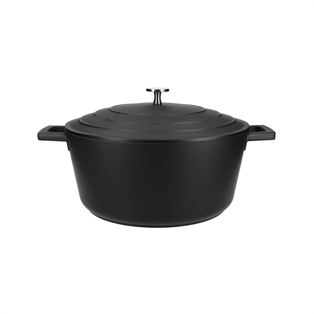 Mastercraft Casserole Dish Cast Aluminium 28cm Black