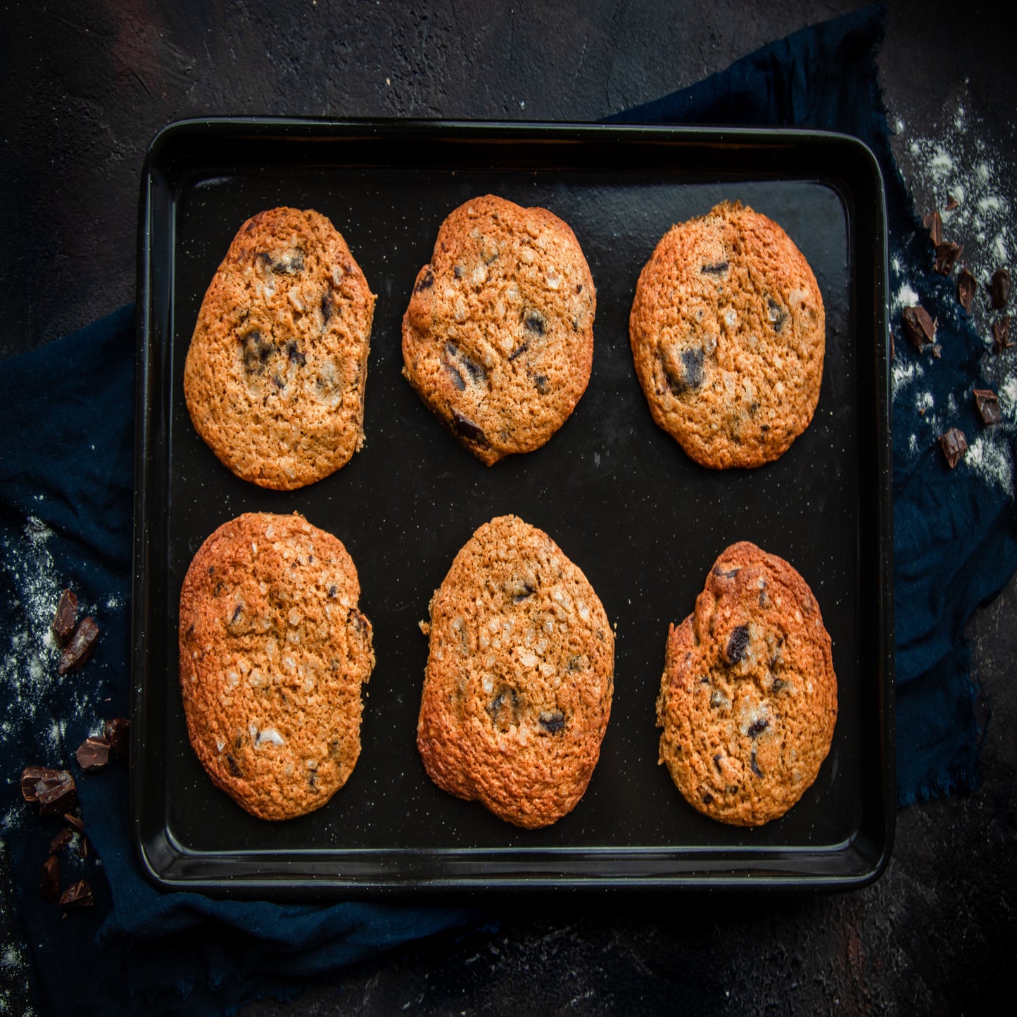 MasterCraft Professional Vitreous Enamel Baking Tray 24x18cm