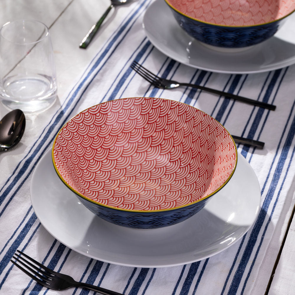 Mikasa Glazed Stoneware Ramen Bowl