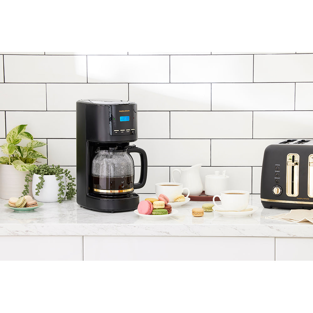 Morphy Richards Ascend Soft Gold Filtered Coffee Maker Black