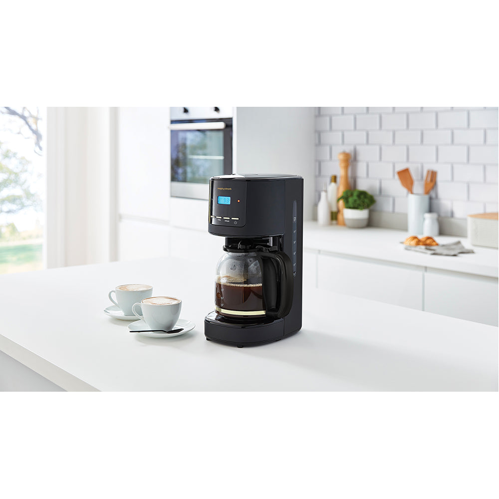 Morphy Richards Ascend Soft Gold Filtered Coffee Maker Black