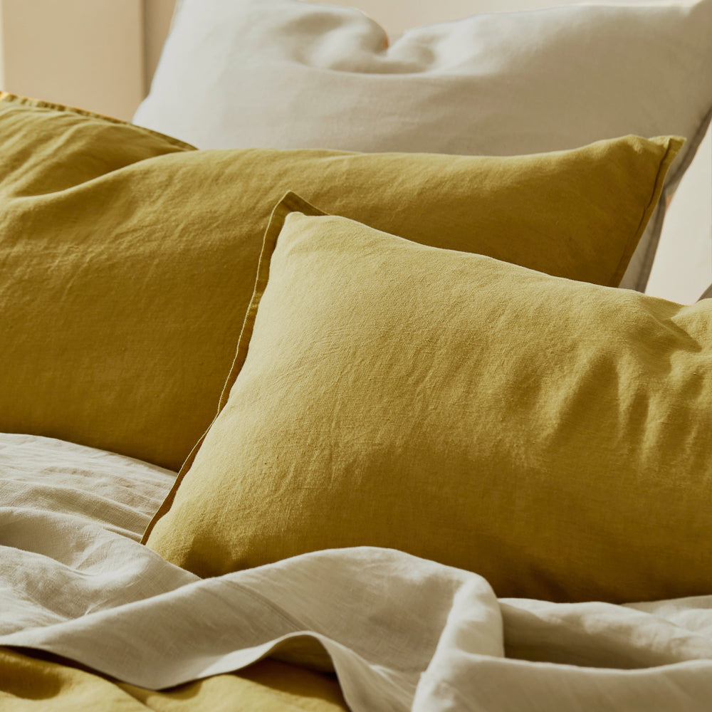 Pure European Linen Pillowcase Pair