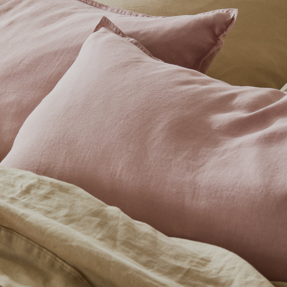 Pure European Linen Pillowcase Pair