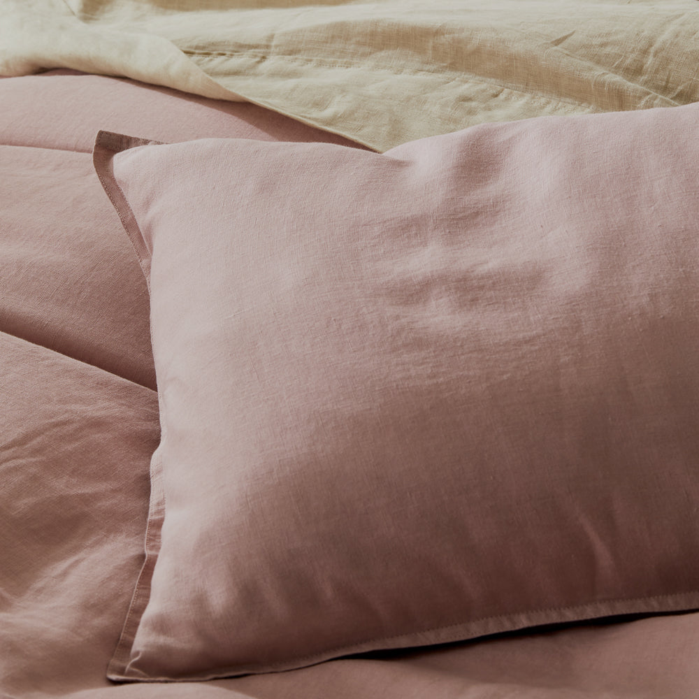 Pure European Linen Pillowcase Pair