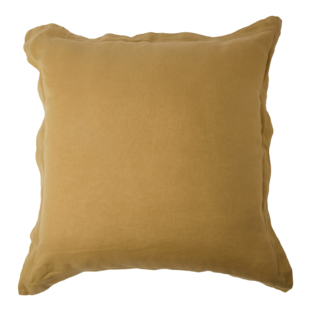 Pure European Linen Cushion Honey