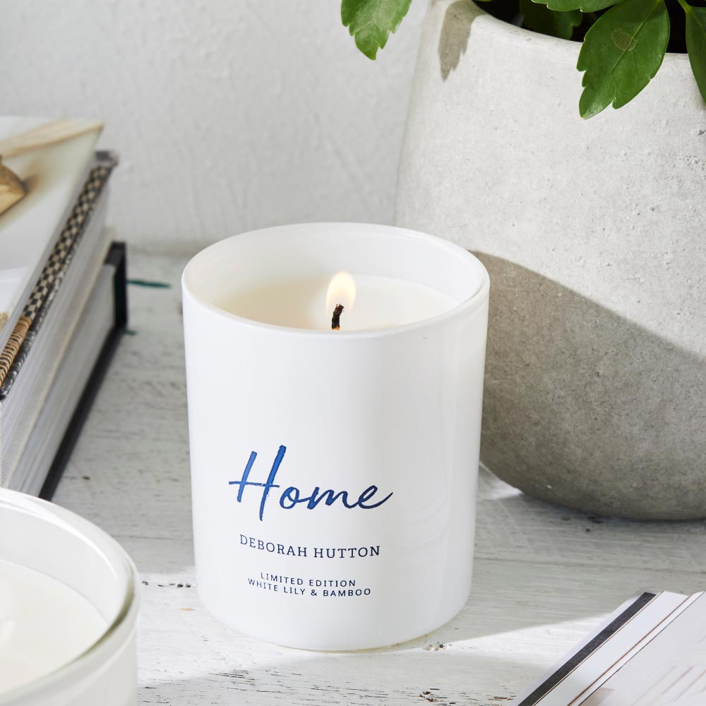 Deborah Hutton Candle White Lily & Bamboo