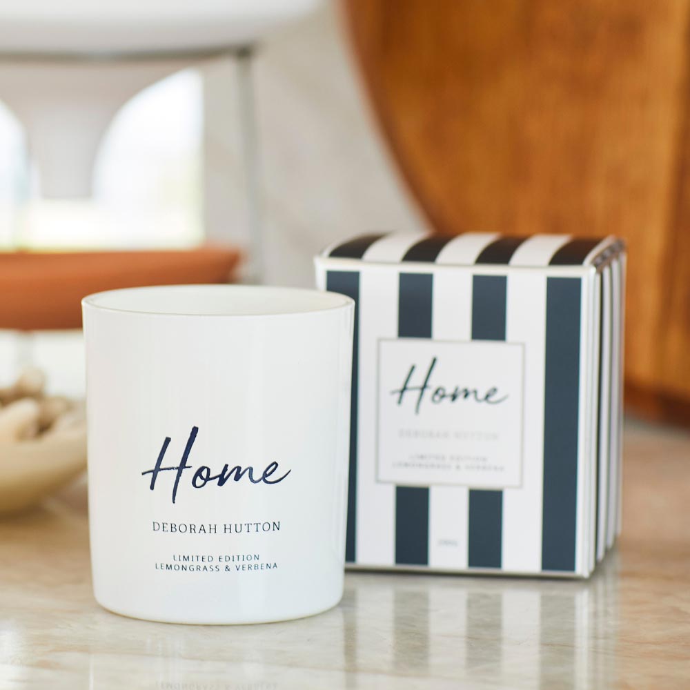 Deborah Hutton Candle Lemongrass and Verbena