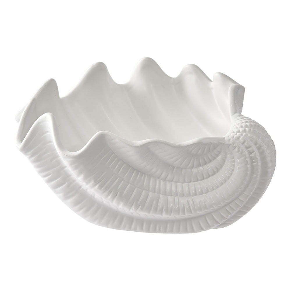 Deborah Hutton Shell Bowl White