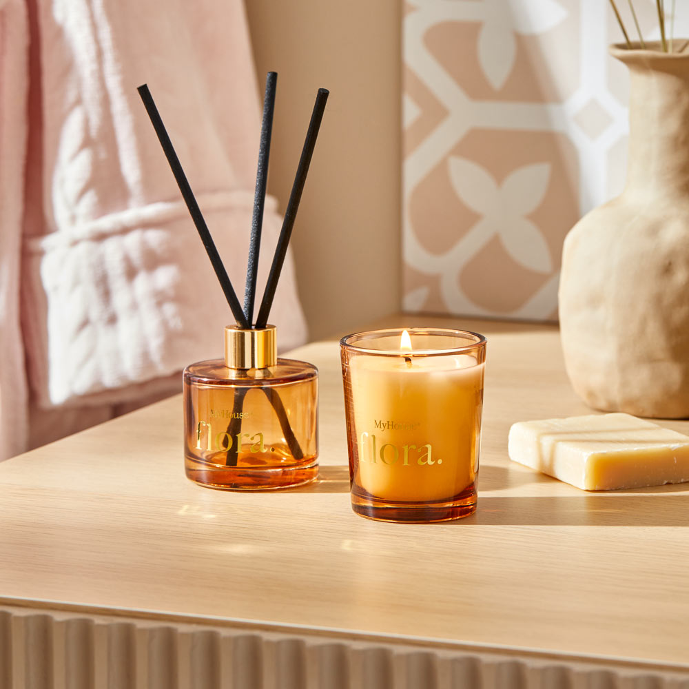 MyHouse Flora Candle and Diffuser Set