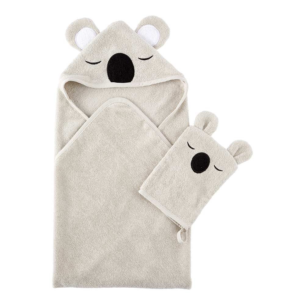 MyHouse Kids Hooded Towel & Mitt Set