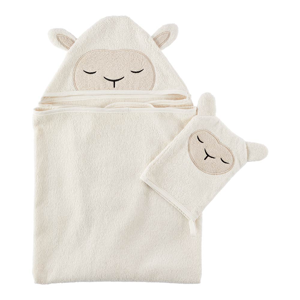 MyHouse Kids Hooded Towel & Mitt Set