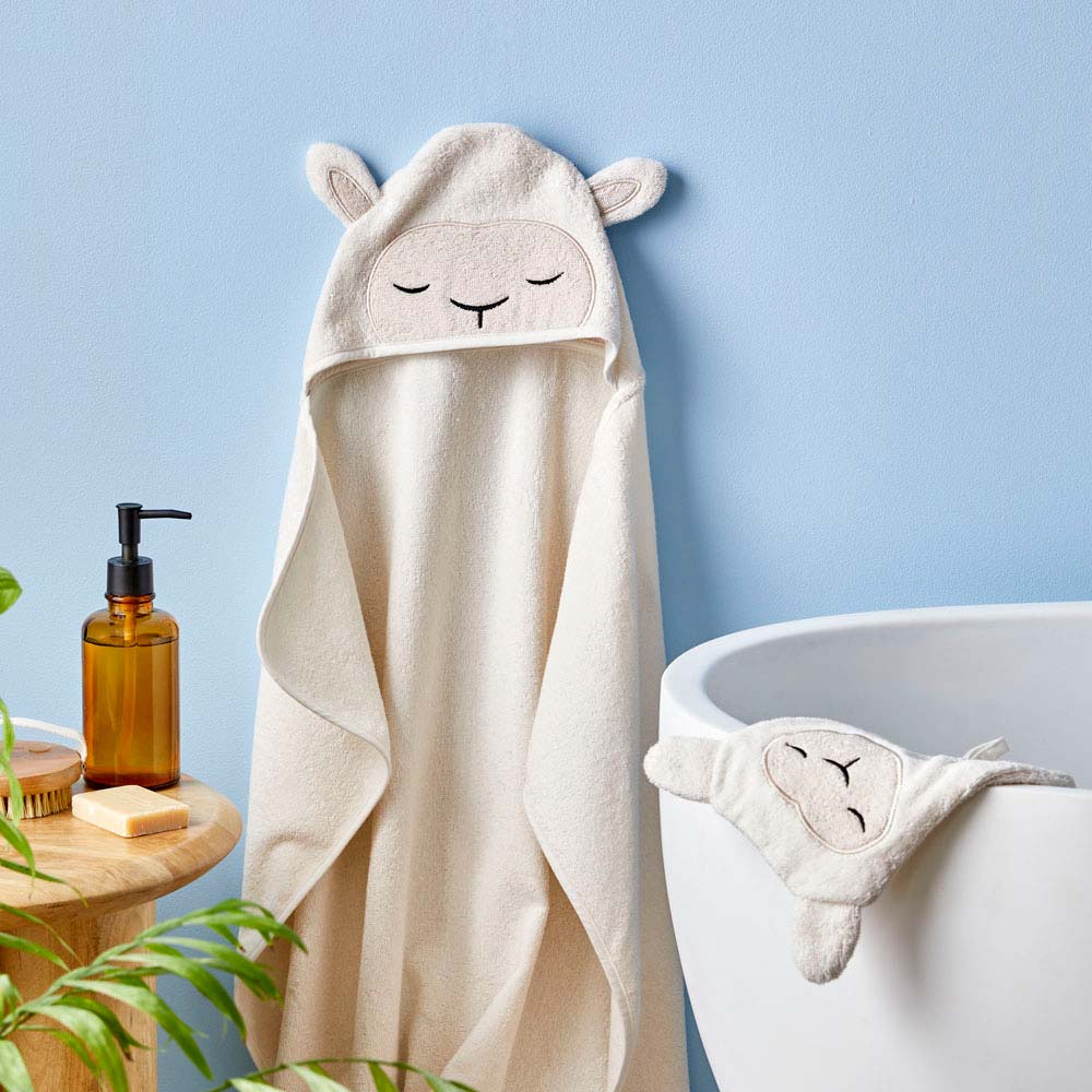 MyHouse Kids Hooded Towel & Mitt Set