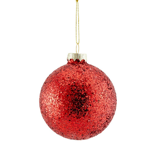 MyHouse Bauble Glitter Red