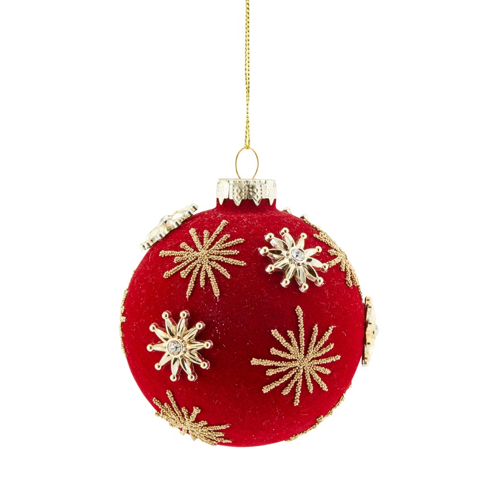 MyHouse Bauble Starburst Red