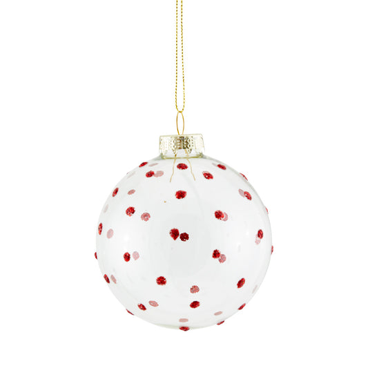 MyHouse Bauble Poka Dot Red