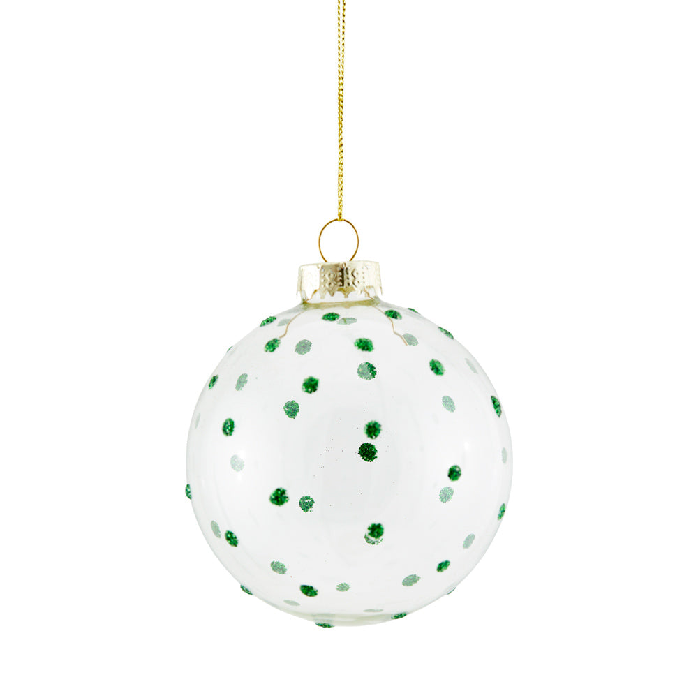 MyHouse Bauble Poka Dot Green