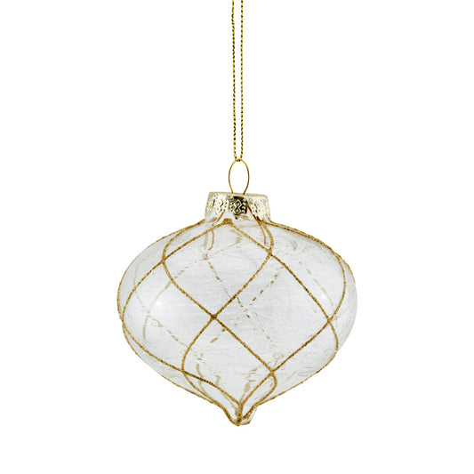 MyHouse Bauble Swirl Teardrop Gold