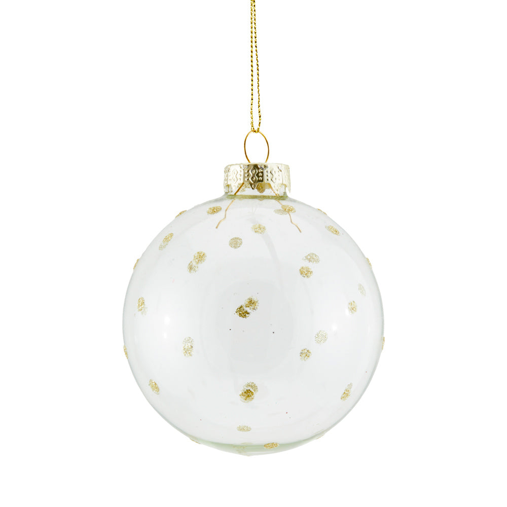 MyHouse Bauble Poka Dot Gold