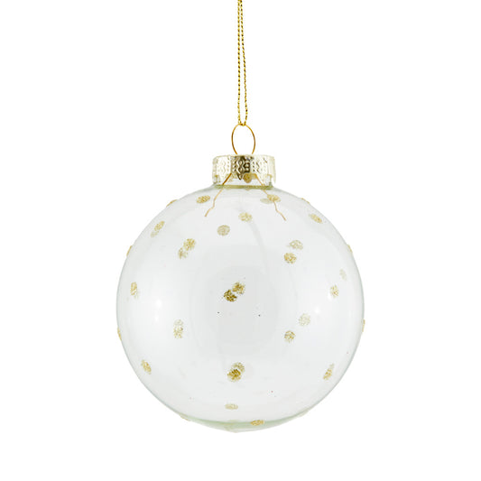 MyHouse Bauble Poka Dot Gold