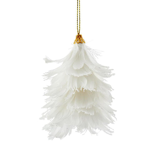 MyHouse Bauble Feather Tree White