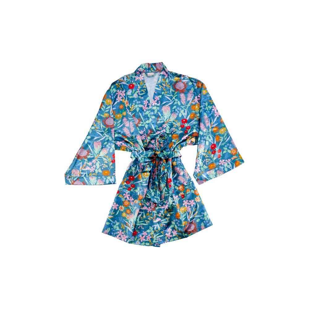 Alex Liddy Haven Satin Robe