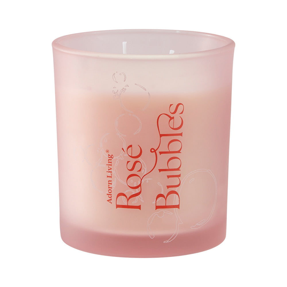 Adorn Living Candle Rose Bubbles