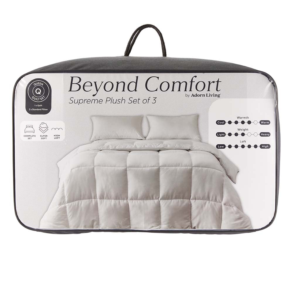 Adorn Living Beyond Comfort Quilt Set