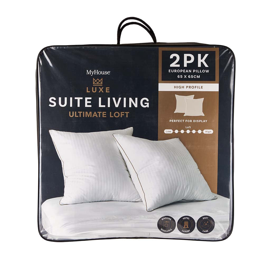 MyHouse Suite Living Set of 2 European Pillows