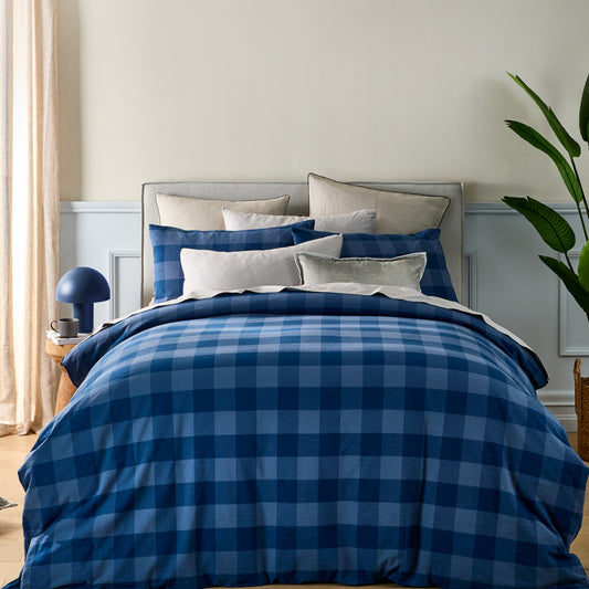 MyHouse Morris Check Quilt Cover Set