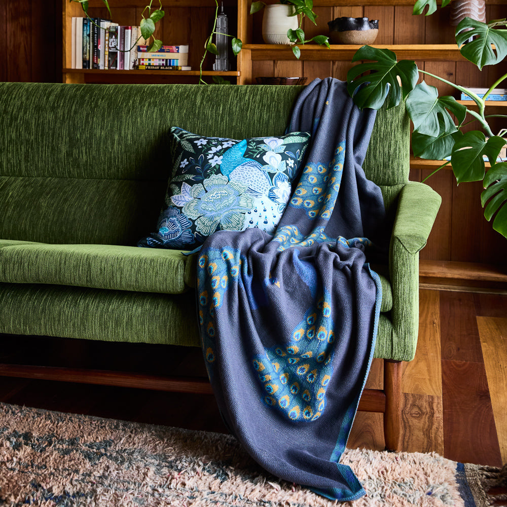 MyHouse Seraphina Peacock Throw