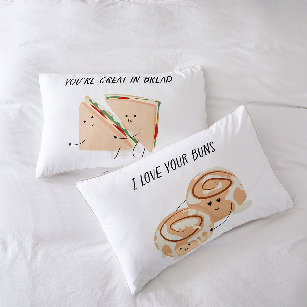 Adorn Living Novelty Pillowcase Perfect Pair